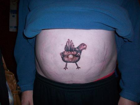 Bad Tattoos - Rude Turkey or Pigeon